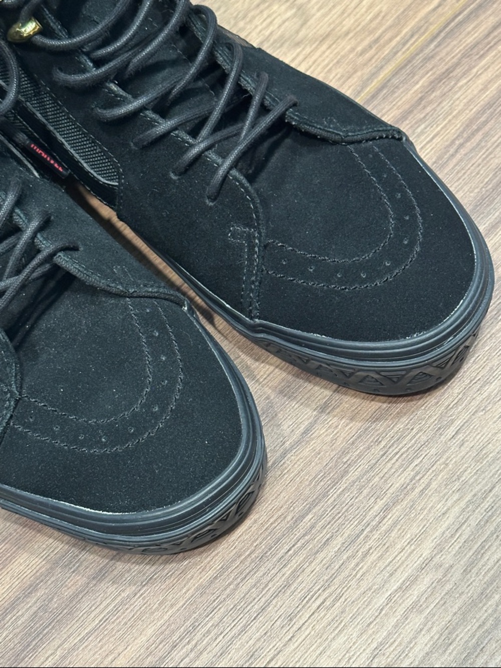 Vans Marvel x SK8-HI Sneaker 'Black Panther’ All Black Colorway Size 11 - Picture 15 of 16